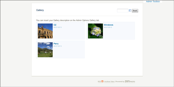 Zenphoto asustor NAS App